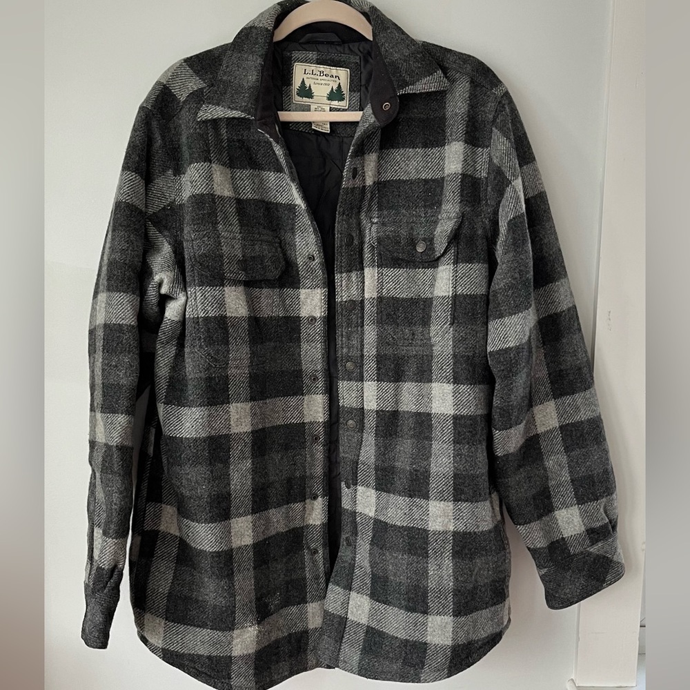 vintage LL. Bean quilted wool coat